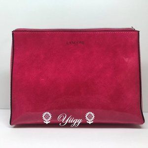 🍀 Lancôme 🍀 Big Pink Makeup Cosmetic Travel Toiletry Case Bag NEW 🍀